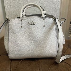 Kate spade small crossbody white bag
